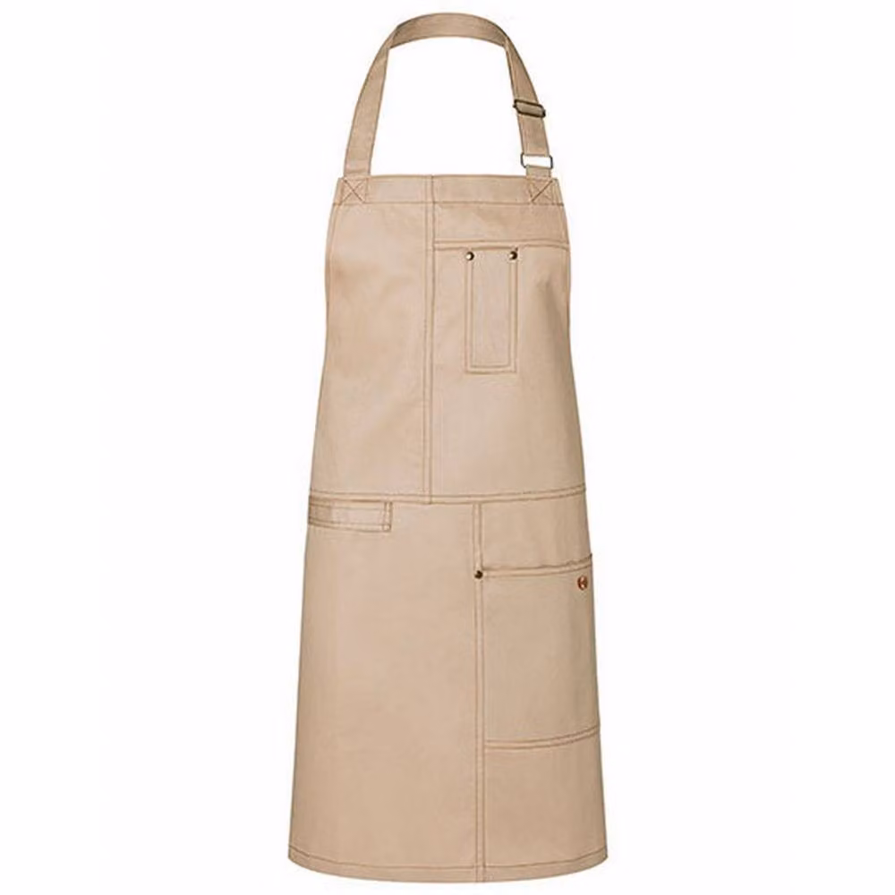 Karlowsky Urban Casual Style Bib Apron in Beige – 2