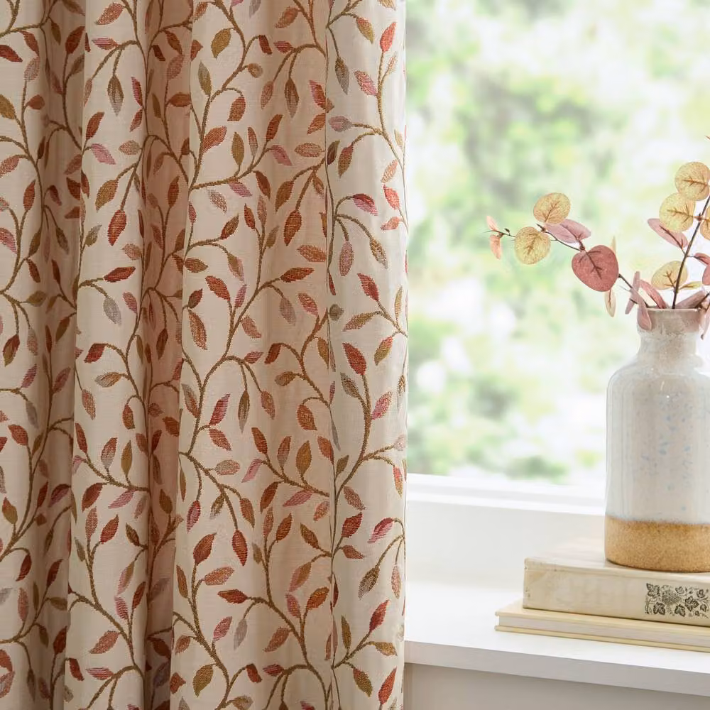 Voyage Maison Cervino Jacquard Pencil Pleat Curtain Pair in Beige, Width: 229 cm, Drop: 229 cm – 3