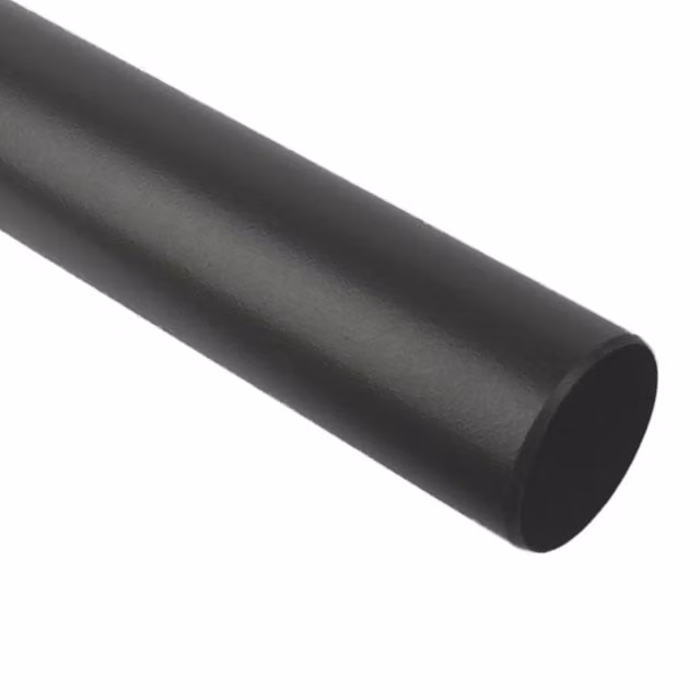 FloPlast Ring Seal Soil Pipe, Black, 110mm Diameter