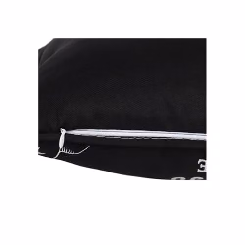 KDMD Small Rectangular Talking Board Cushion in Black and White – 2