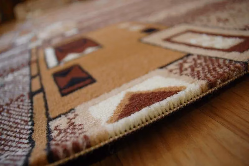 RugsX Bcf Szlaczek Runner in Beige, W: 70 cm, L: 430 cm – 2