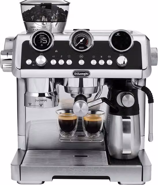 DeLonghi La Specialista Maestro Bean to Cup Coffee Machine in Silver with Cold Brew Function and PID Control