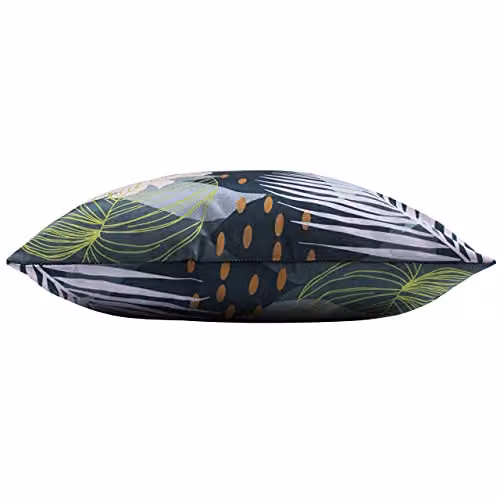 Furn Leafy Floral Square Outdoor Cushion in Petrol Multicolour, W/D/H: 43 x 43 x 43 cm – 2