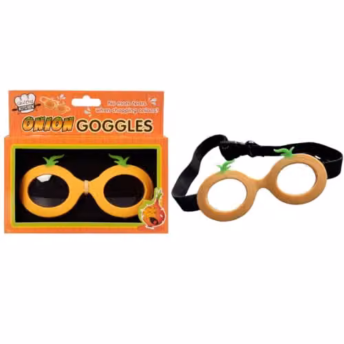 Diabolical Onion Goggles in Orange with Adjustable Strap – 2