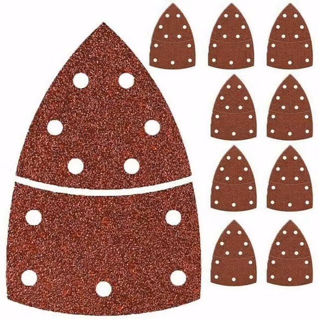 SPETLEK 40pcs Mixed Grit Abrasive Bond Sanding Sheets for Wood, Metal and Universal Use, Brown, W: 520 cm, L: 1000 cm