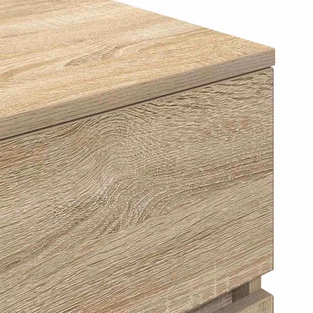Berkfield Home Set of 2 Sonoma Oak Bedside Cabinets, W/D/H: 39 x 35 x 65 cm – 2
