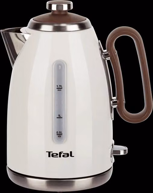Tefal Kettle in Beige and Brown with 1.7 l Capacity and Auto Shut-off – 2