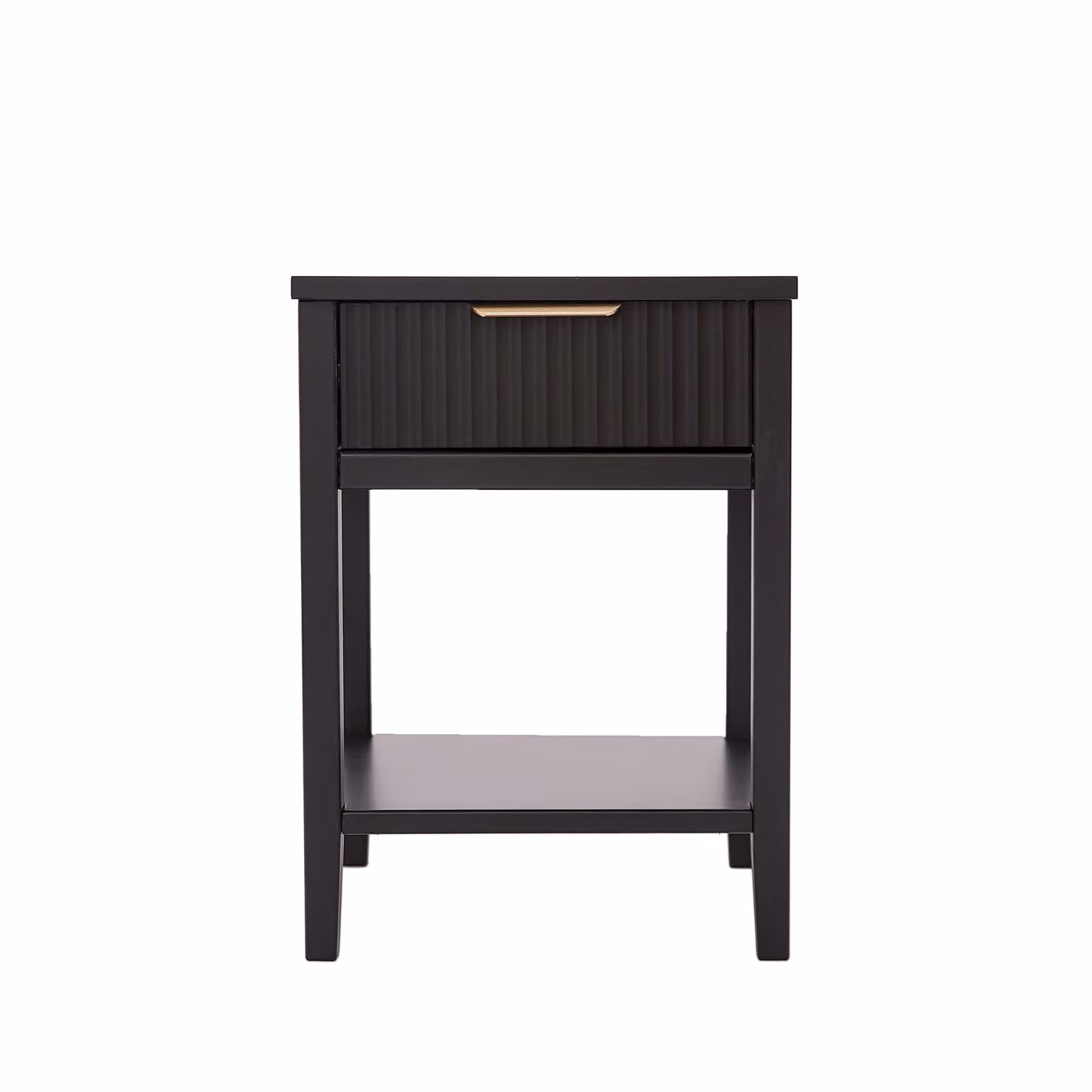 Cabinet Bits Monti 1 Drawer Bedside Table in Black Matt Metal – 2