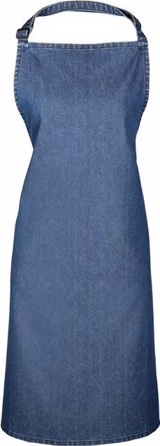 Premier Colours Poly Cotton Bib Apron Pack of 2 in Blue