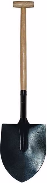 Faithfull Open Socket Round Shovel No.2 with T-handle in Multi Colour