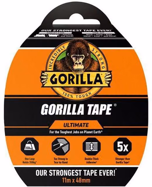 Gorilla Glue Gorilla Tape Ultimate Black 11m