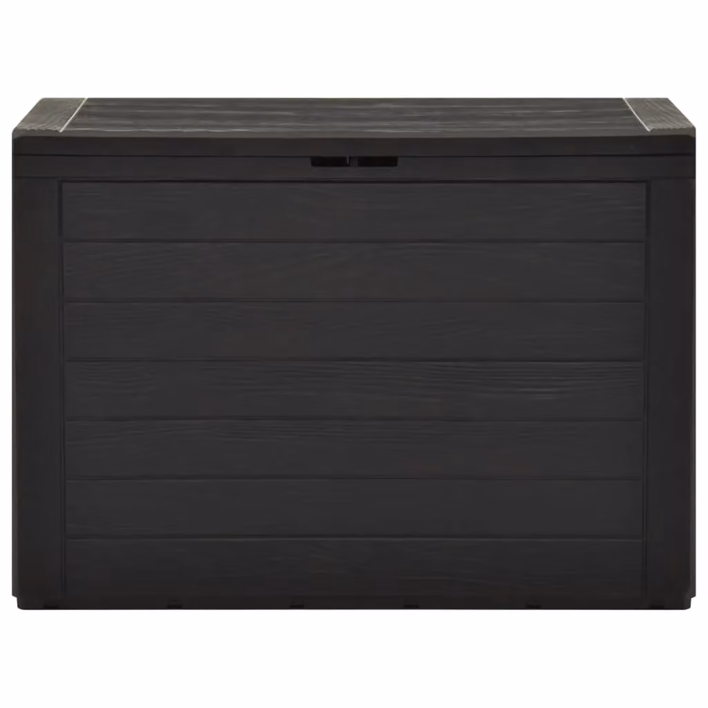 Berkfield Home Garden Storage Box in Anthracite Black, W/D/H: 78 x 44 x 55 cm – 2