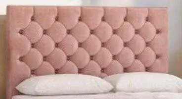Knight Sleep Athens Plush Bed Set with Hybrid Mattress and 2 Drawers in Pink, King Size (W/D/H: 180 x 200 cm) – 2