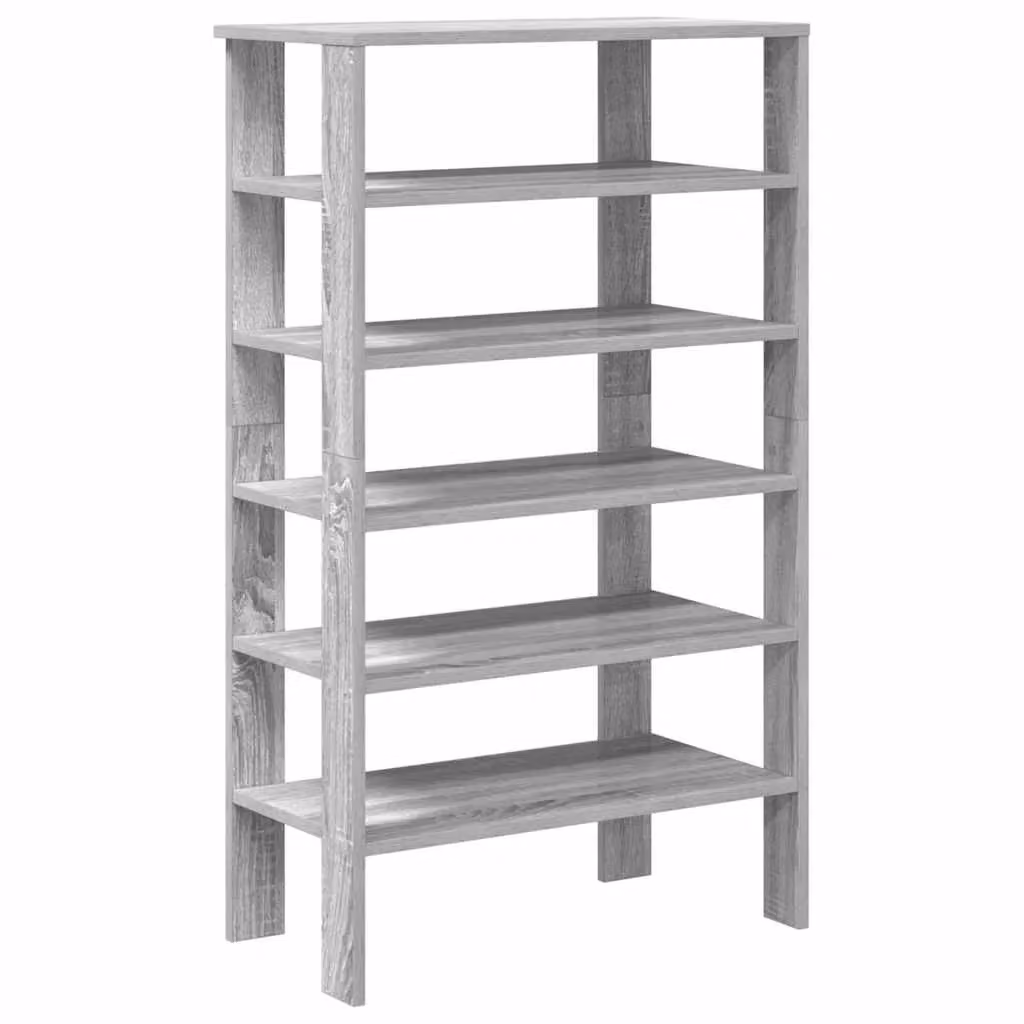 Berkfield Home Grey Sonoma Shoe Rack, W: 61 cm, D: 32 cm, H: 105 cm – 2