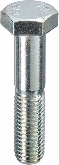Unifix Grade 10.9 HT Hexagon Bolts DIN 931 BZP, M16 x 45, Grey, Box of 50
