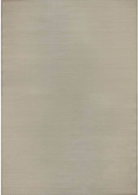 The Rugs Urban Collection Plain Reversible Modern Outdoor Garden Rug in Beige and Brown, W: 90 cm