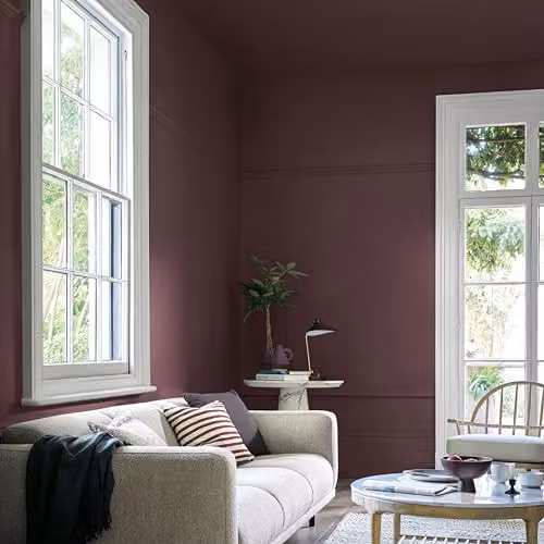 Crown Walls & Ceilings Lilac Matt Paint Tester Sample 40ml – 3