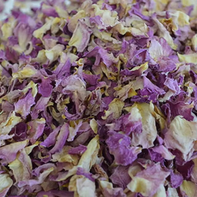 Natural Crafts Organic Dried Red and Pink Rose Petal Confetti for Weddings and Anniversaries