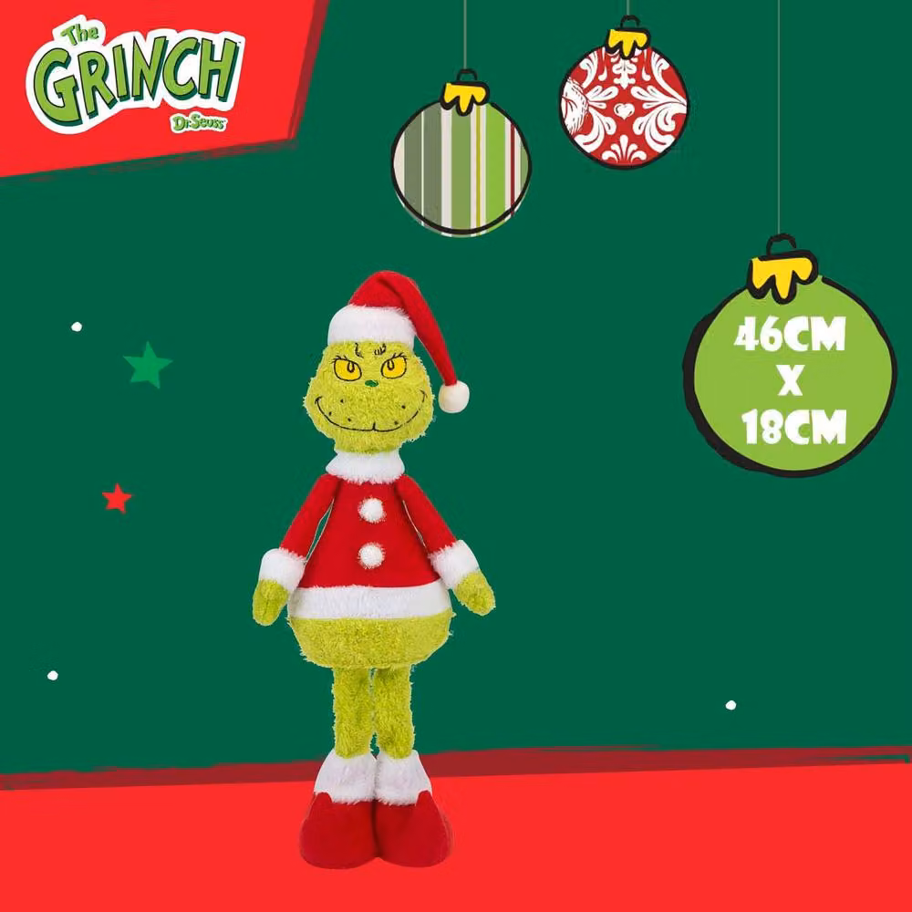 VFM e-Store Grinch Standing Christmas Decoration, Green, H 46 cm x W 18 cm x D 18 cm – 2