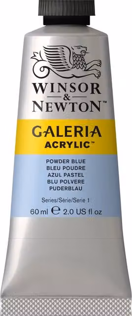 Winsor & Newton Galeria Acrylic Paint, Powder Blue, 60ml