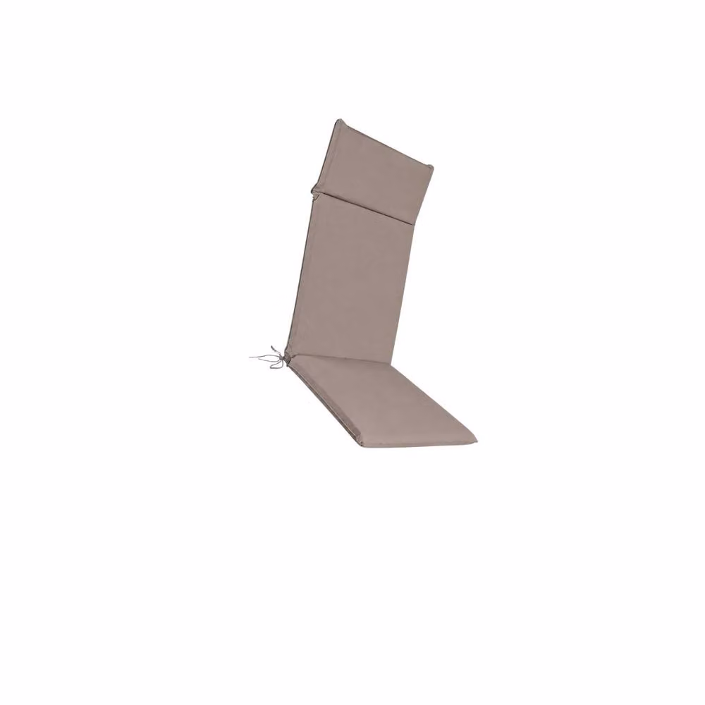 Glendale Garden & Leisure Ltd Taupe High Back Recliner Pad in UV-Resistant Polyester – 2