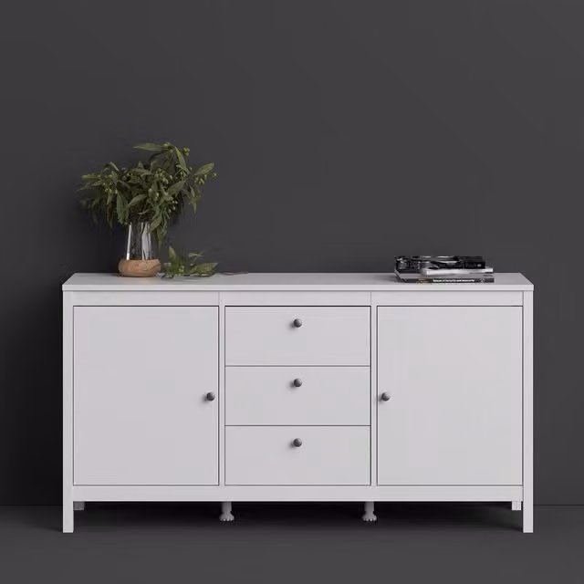 Furniture To Go Madrid Sideboard in White Matt Finish