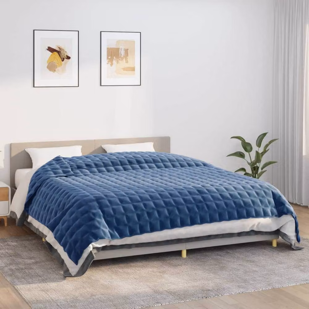 Berkfield Home Blue Weighted Blanket, W: 235 cm, D: 290 cm, 11 kg – 2