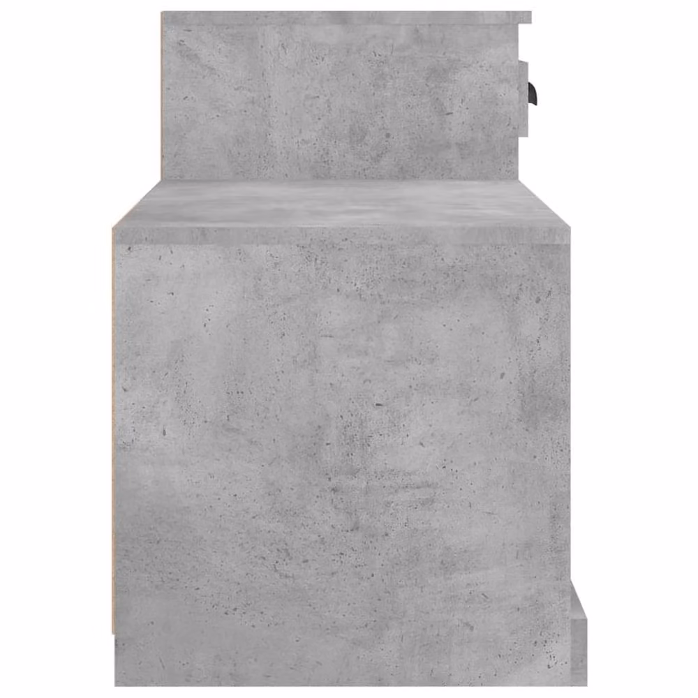 Berkfield Home Shoe Cabinet in Concrete Grey, W/D/H: 100 x 42 x 60 cm – 3