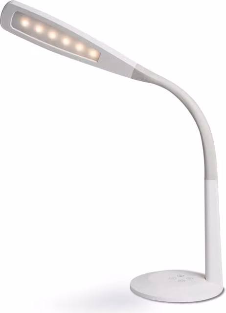 Purelite Adjustable LED Desk Lamp in White