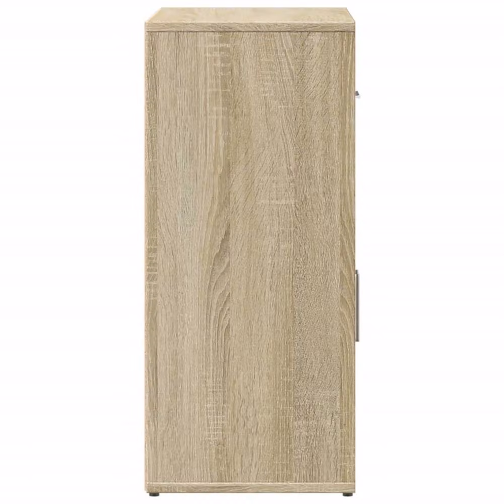 Berkfield Home Sonoma Oak Sideboard in Light Tan Beige, W/D/H: 60 x 31 x 70 cm – 2