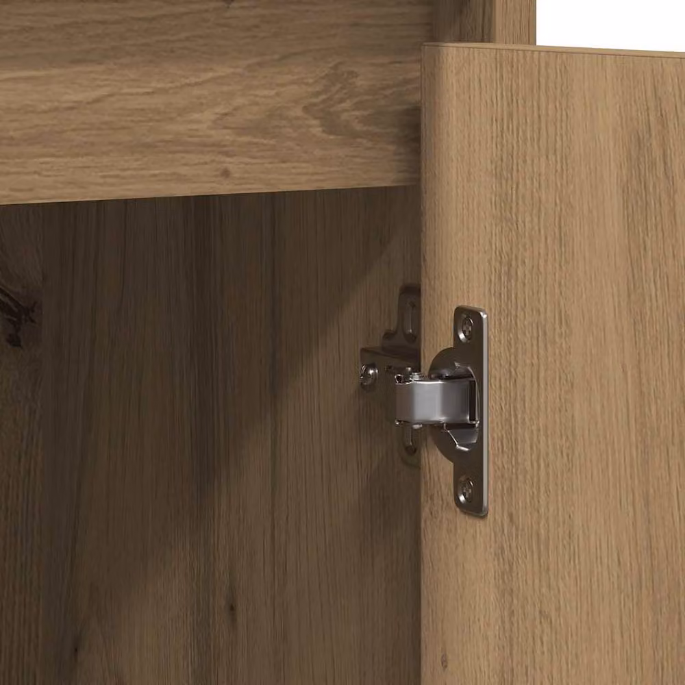 Berkfield Home Artisan Oak Sideboard in Brown, W/D/H: 85 x 34 x 76 cm – 5