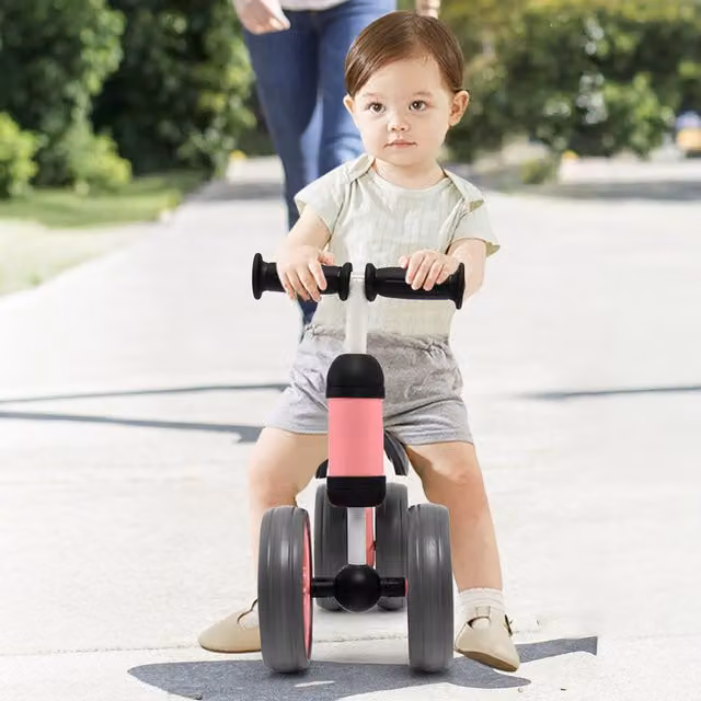 Costway Baby Balance Toddler Bike Walker in Pink