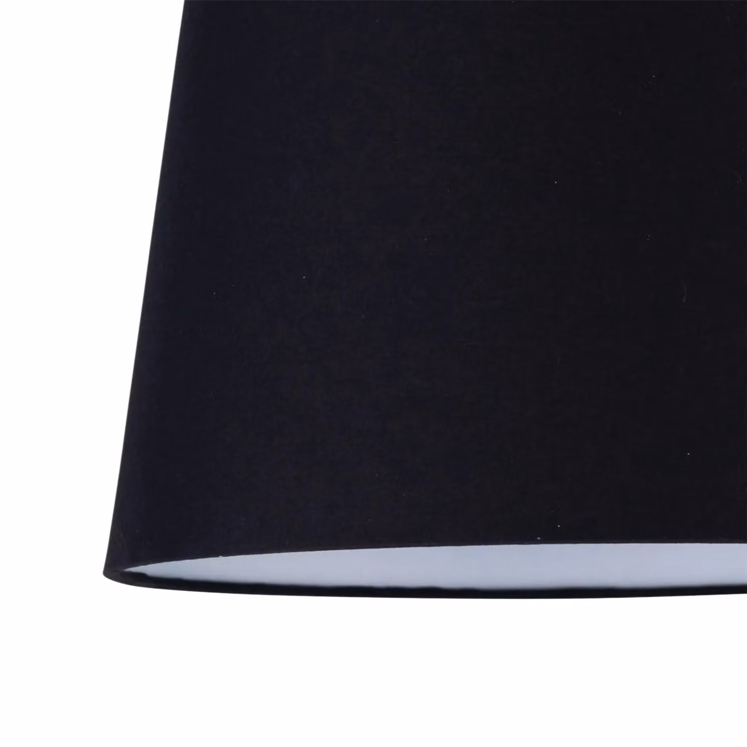 First Choice Lighting Set of 2 Light Oak Table Lamps with Black Fabric Shades in Brown – 3