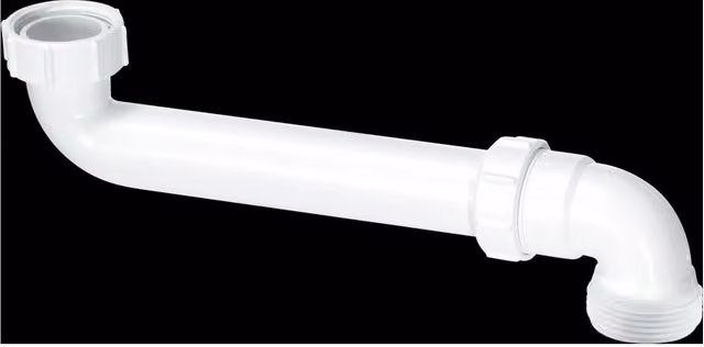 McAlpine 1.5 inch Space Saving Plastic Trap Inlet in White – 2