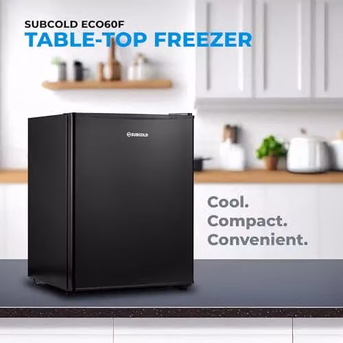 Subcold Under Counter Upright Freezer in Black with Reversible Door – 6