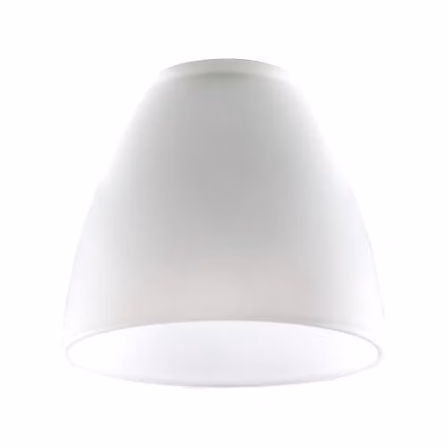 ValueLights Set of 3 White Modern Glass Dome Ceiling Pendant Shades with Reducer Ring, Shade Width: 11 cm – 1