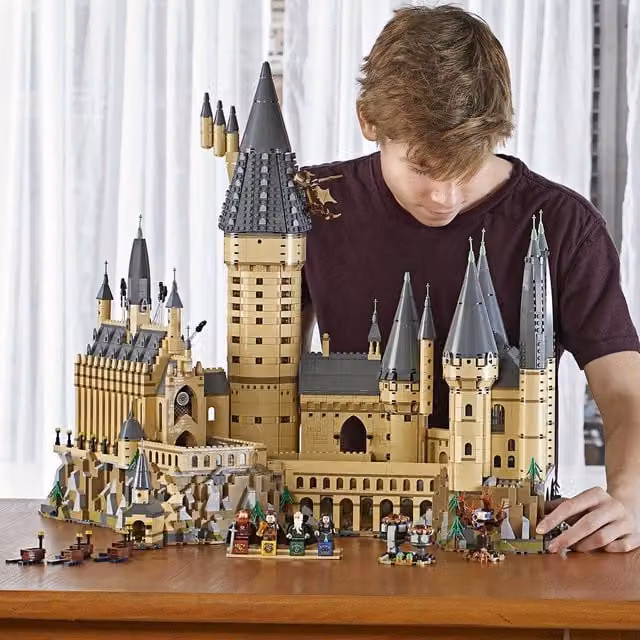 LEGO Harry Potter Hogwarts Castle Creative Building Set, Multicolour