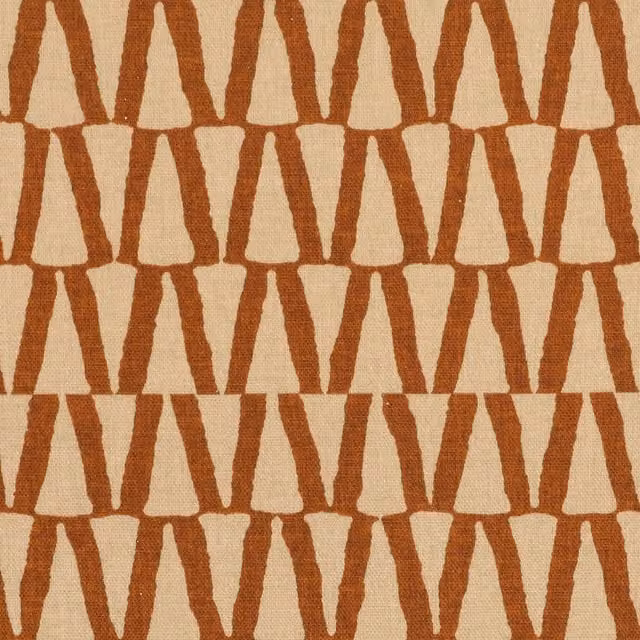 ANTE DECOR Elton Fabric Fireball Modern Graphic Orange Cotton Cushion
