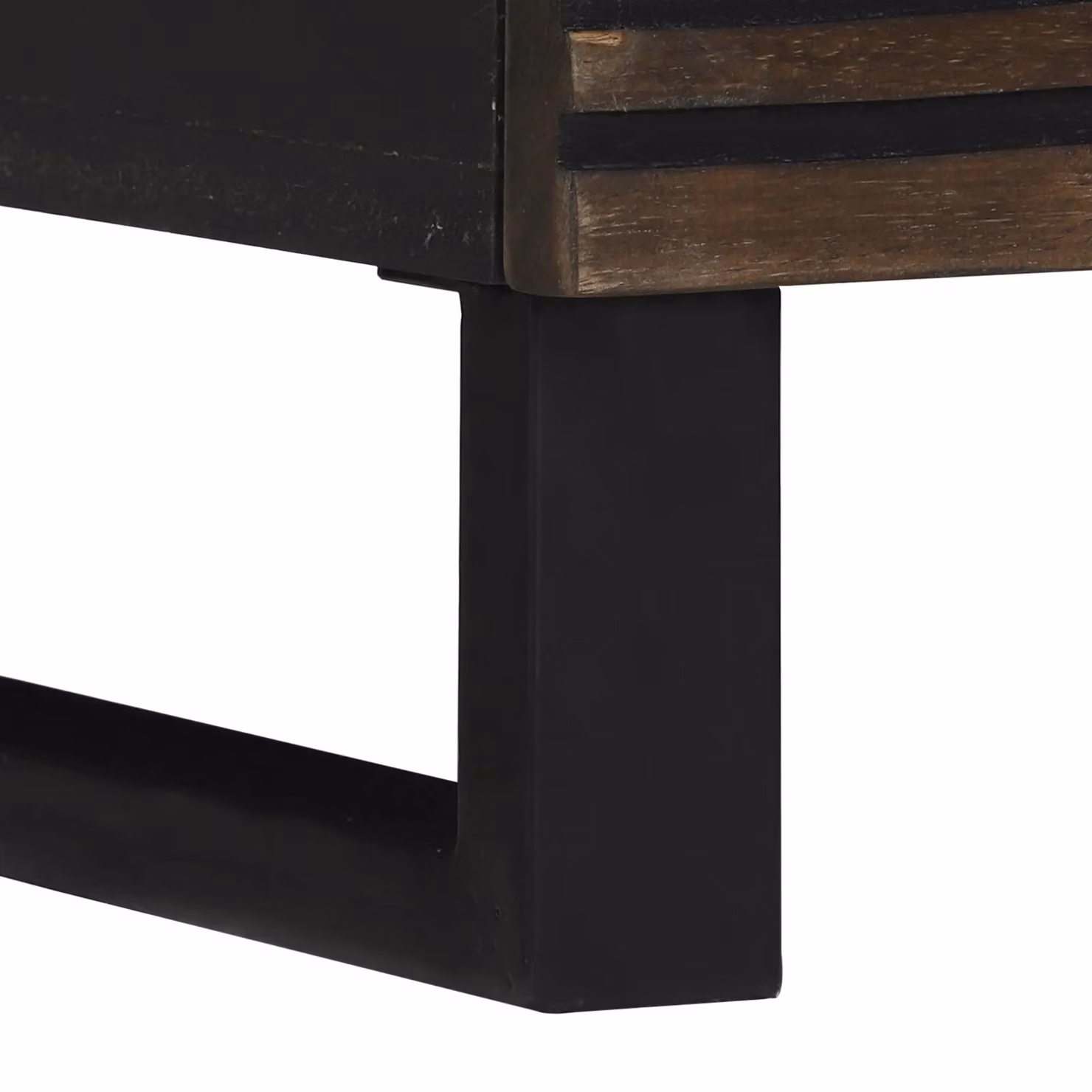 Berkfield Home Solid Wood Mango Bedside Cabinet in Brown, W/D/H: 40 x 33 x 46 cm – 5