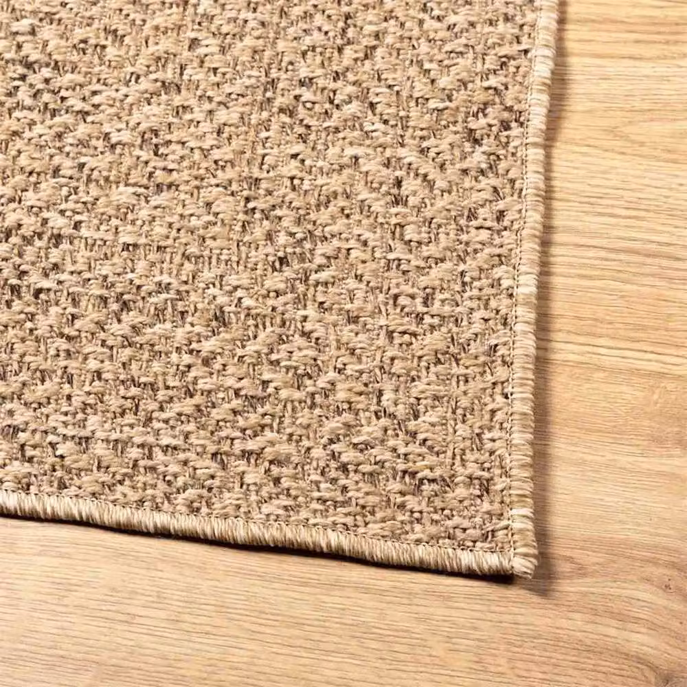Berkfield Home Jute Look Indoor and Outdoor Rug in Beige, W: 140 cm, D: 200 cm – 2