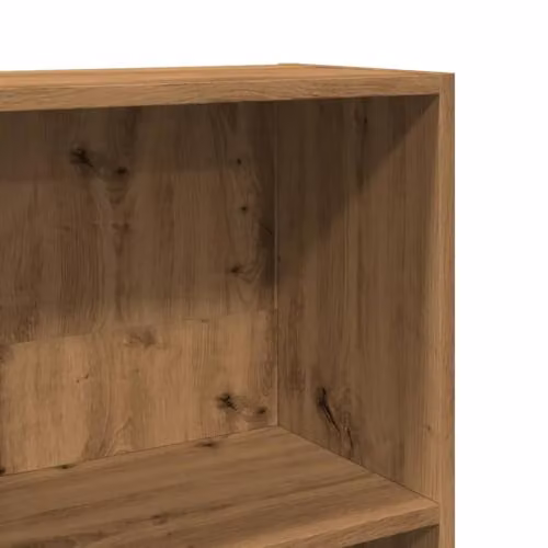 vidaXL Bookcase in Brown Artisan Oak, W/D/H: 80 x 30 x 114 cm – 3