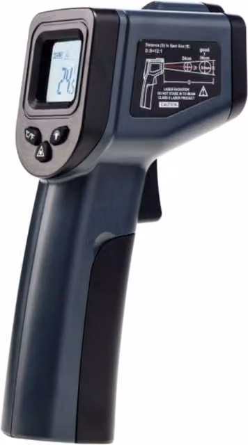 Forneza Infrared Non-Contact Thermometer in Black
