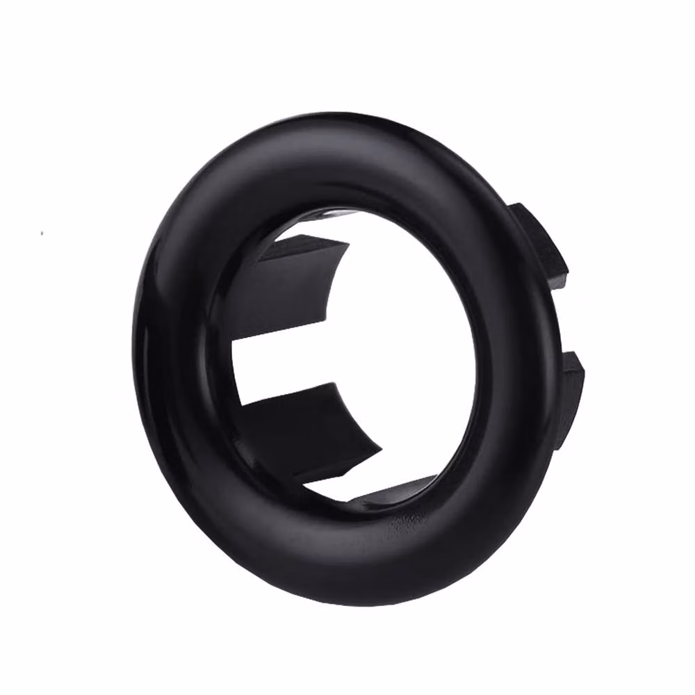 Nes Home Matt Black Replacement Basin Sink Hole Overflow Cover – 2