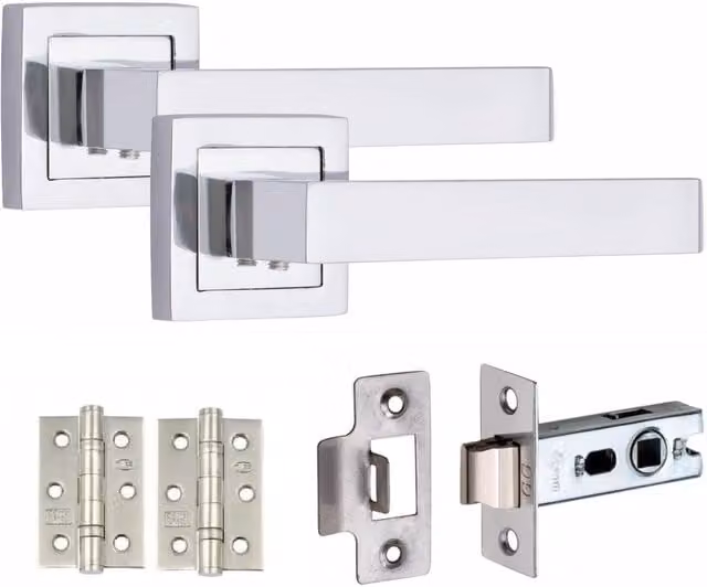 Golden Grace Internal Door Handle Set in Chrome