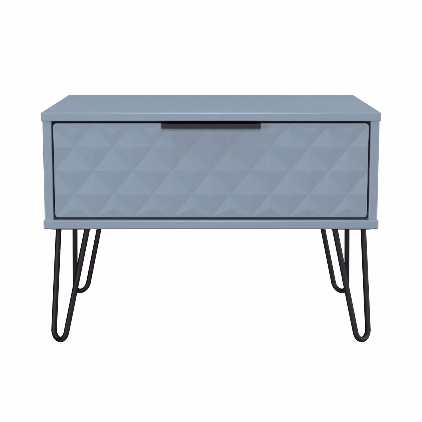2 U Islay Ready Assembled 1 Drawer Wide Side Table in Light Blue – 2
