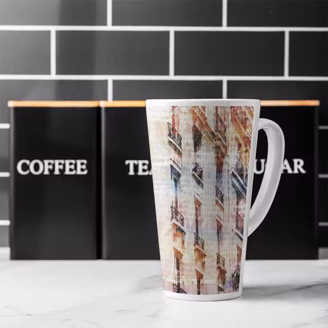 Sarahs Vision Latte Mug - Brown