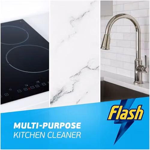 Flash Spray Wipe Done Kitchen Cleaning Spray, Bright Mandarin, 800 ml – 3