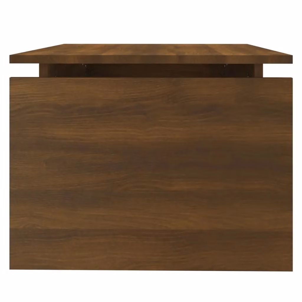 Berkfield Home Brown Oak Coffee Table, W: 68 cm, D: 50 cm, H: 38 cm – 3