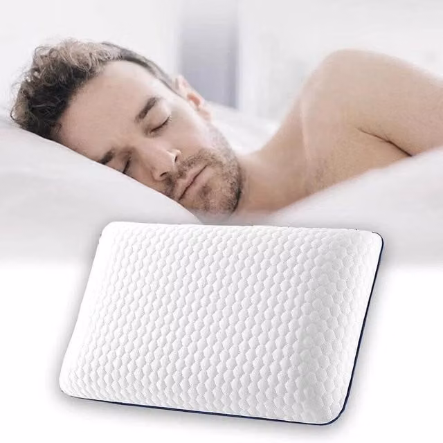 SPETLEK Soft Luxury Memory Foam Cot Pillow in White – 1