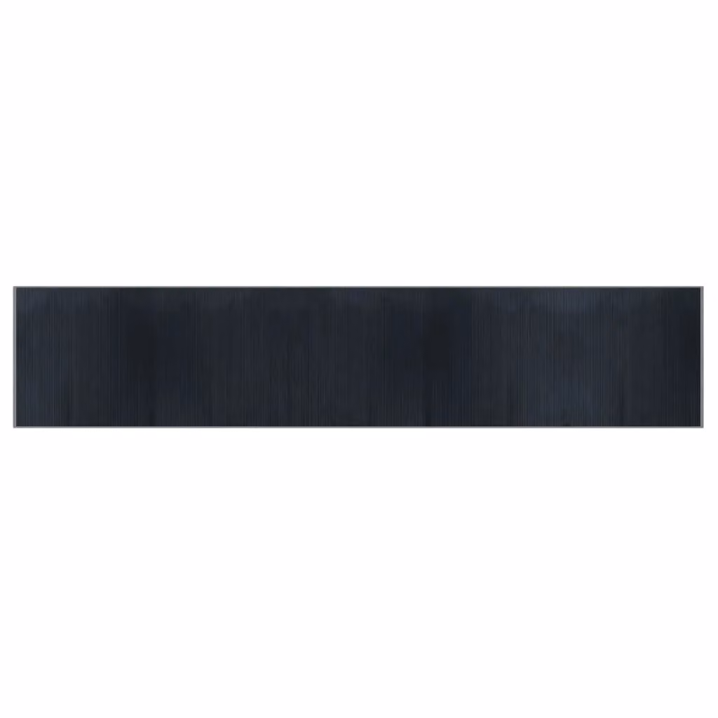 Berkfield Home Rectangular Bamboo Rug in Grey, W/D/H: 100 x 1000 cm – 2